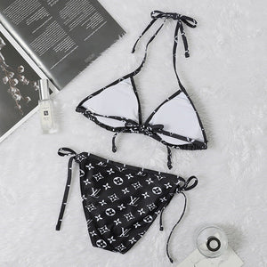 LV Black & White Bikini